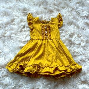 Everlee Addison Boutique Polka Dot Ruffle Dress Size 2T
